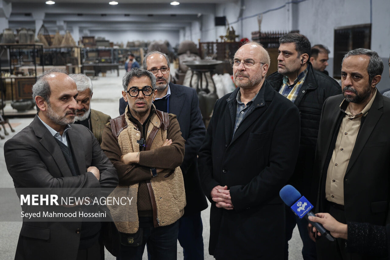 بازدید قالیباف از مراحل ساخت دو سریال تلویزیونی