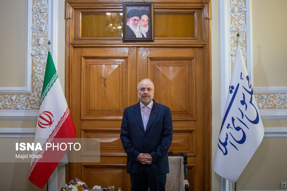 دیدار «علی حسن خلیل» معاون سیاسی رئیس مجلس لبنان با قالیباف