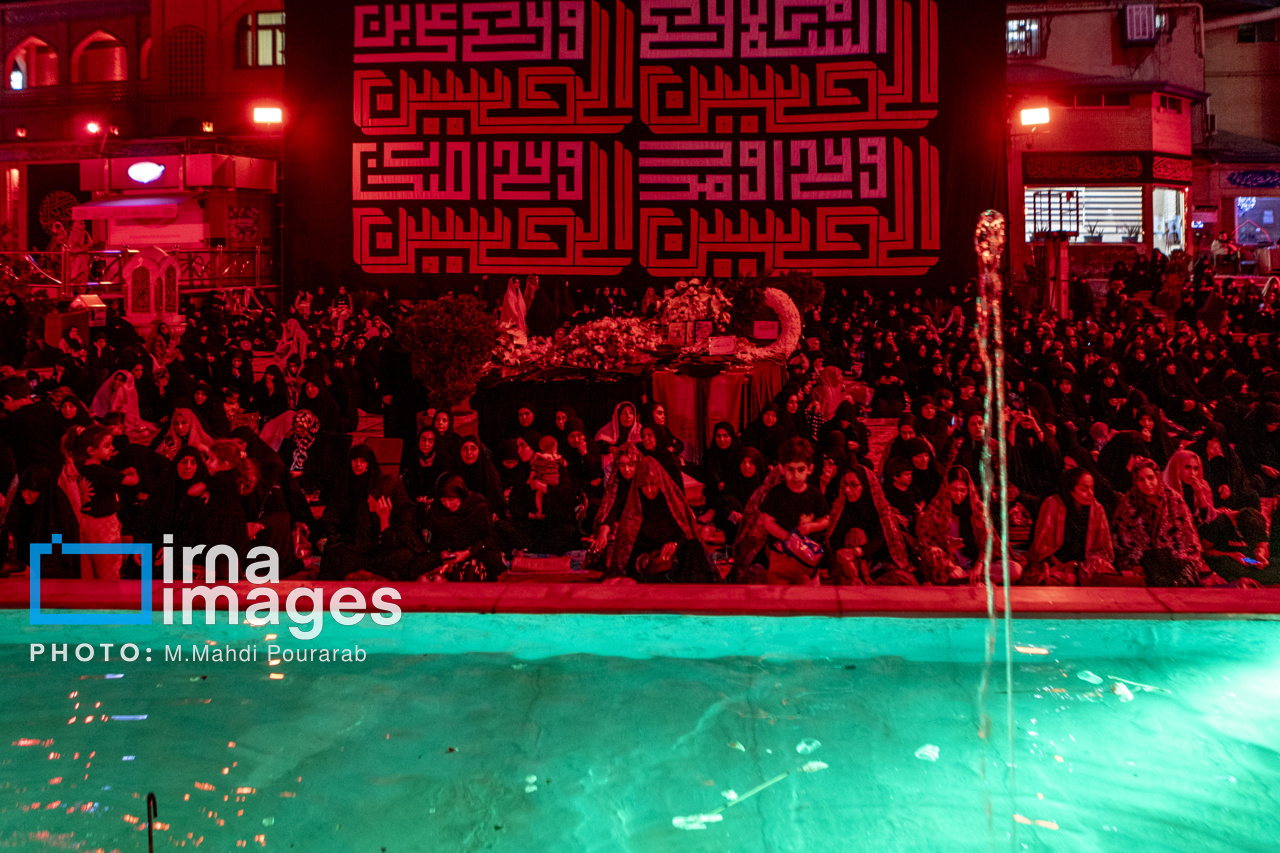 عزاداری شب پنجم محرم در هیات ریحانه النبی