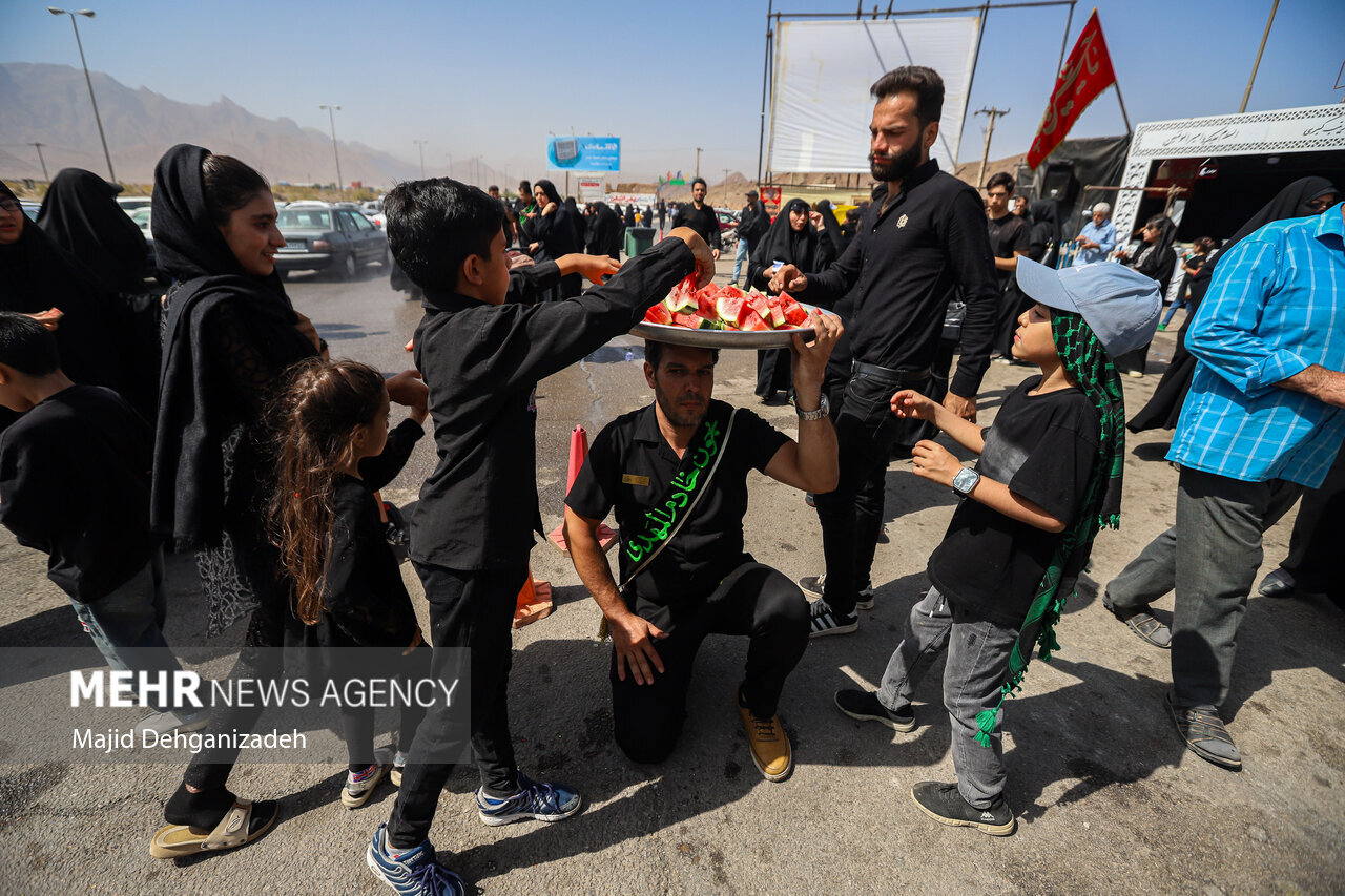 مراسم جاماندگان اربعین در استان‌ها