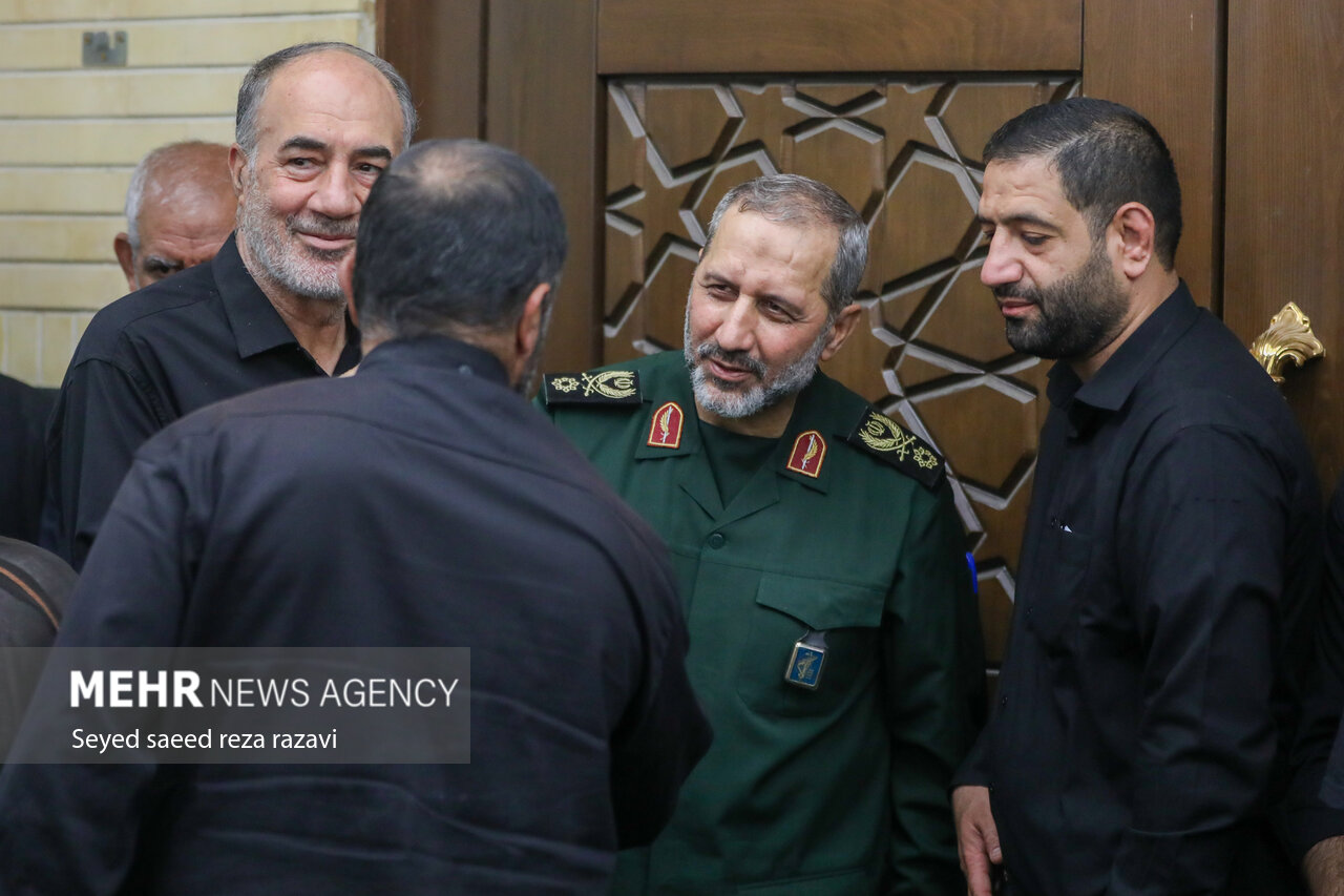 مراسم گرامیداشت اربعین شهدای هوافضای سپاه با حضور قالیباف 