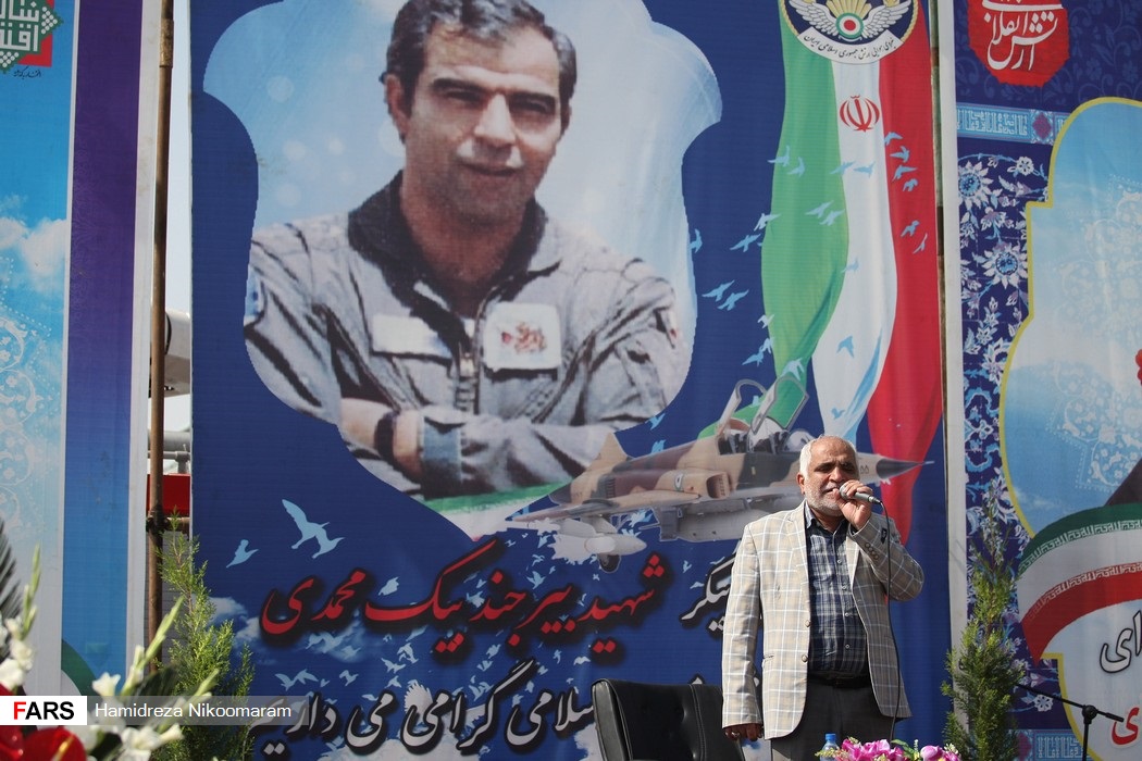 تشییع پیکر خلبان شهید بیرجند بیک‌محمدی 