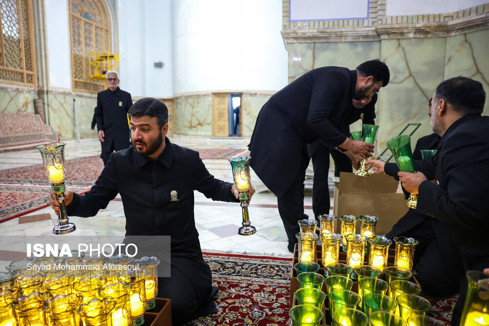 مراسم خطبه خوانی شب شهادت امام رضا (ع)