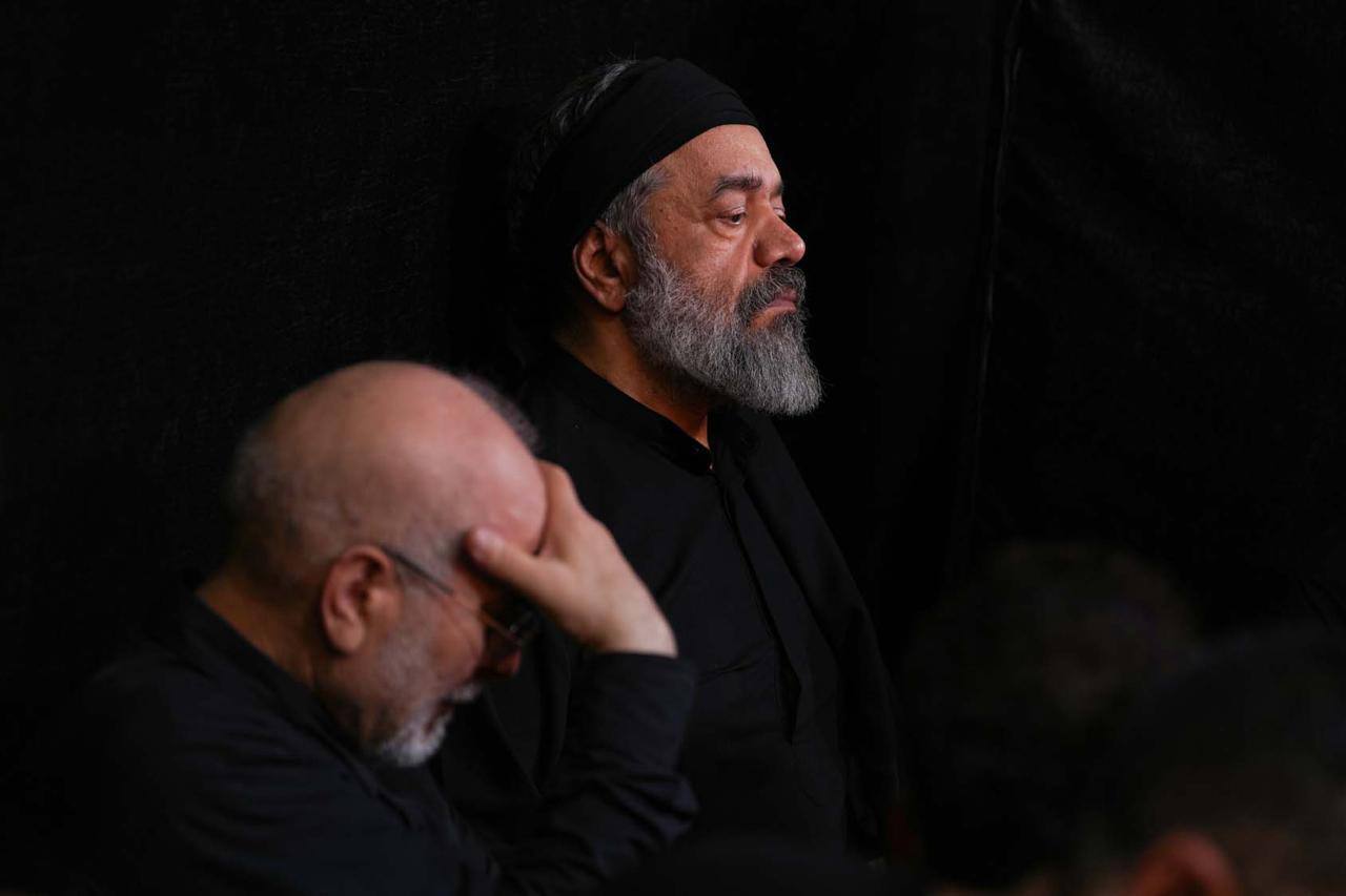 حضور قالیباف در مراسم عزاداری شب چهارم ماه محرم