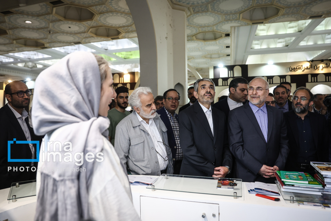 بازدید قالیباف از سی و ششمین نمایشگاه بین‌المللی کتاب تهران