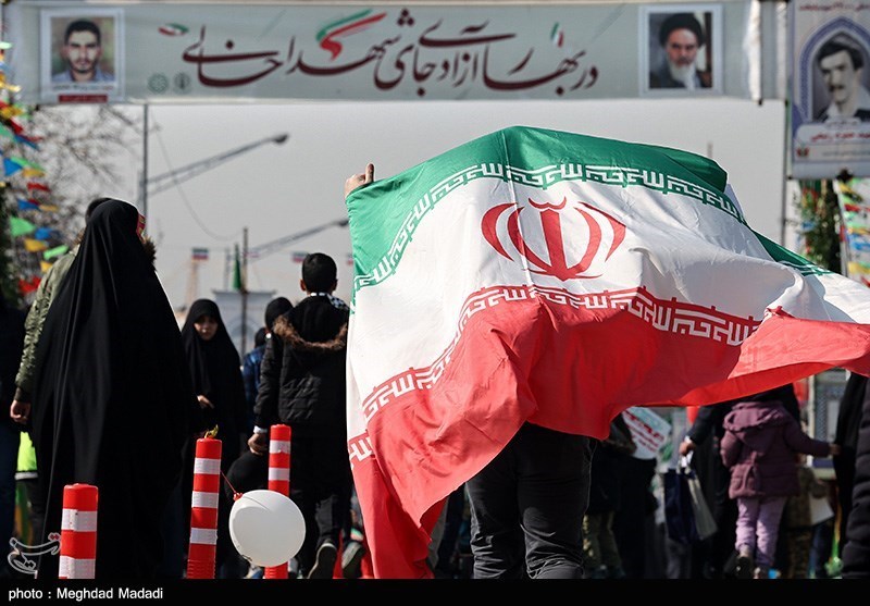 تصاویر هوایی از راهپیمایی ۲۲ بهمن در تهران