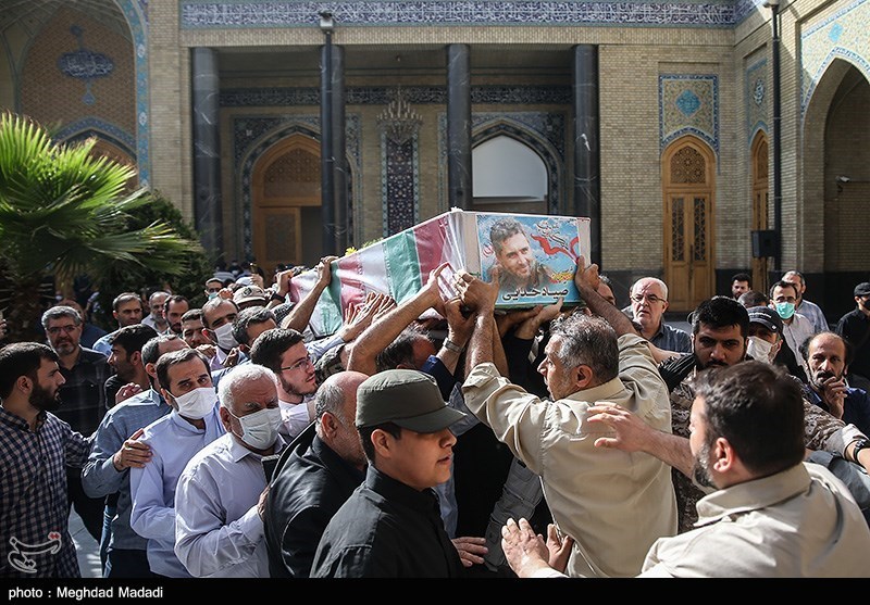 مراسم تشییع پیکر شهید حسن صیادخدایی