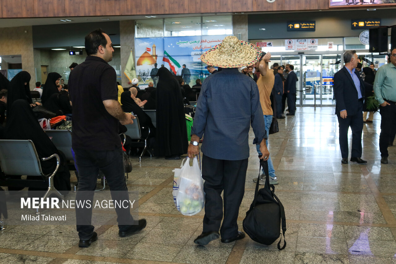 حرکت نخستین قطار زائران گیلانی اربعین حسینی به کرمانشاه