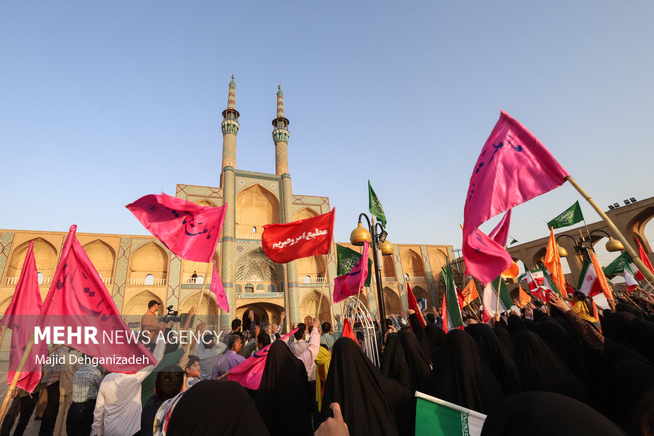 تجمع مردمی حمایت از عملیات «بشارت فتح» در سراسر کشور