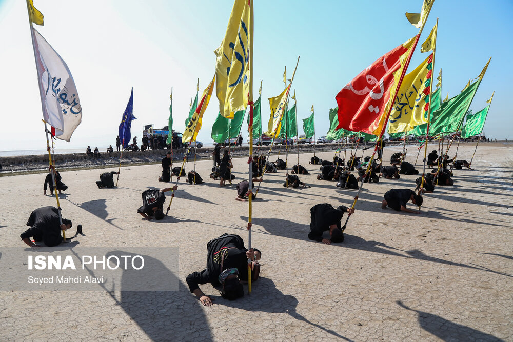 آغاز پیاده روی زائران اربعین از مسیر «رأس‌البیشه» عراق