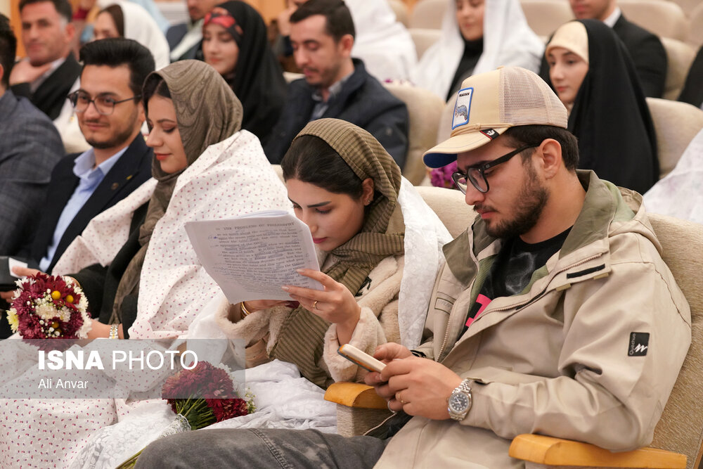 جشن ازدواج ۱۸۵ زوج دانشجو