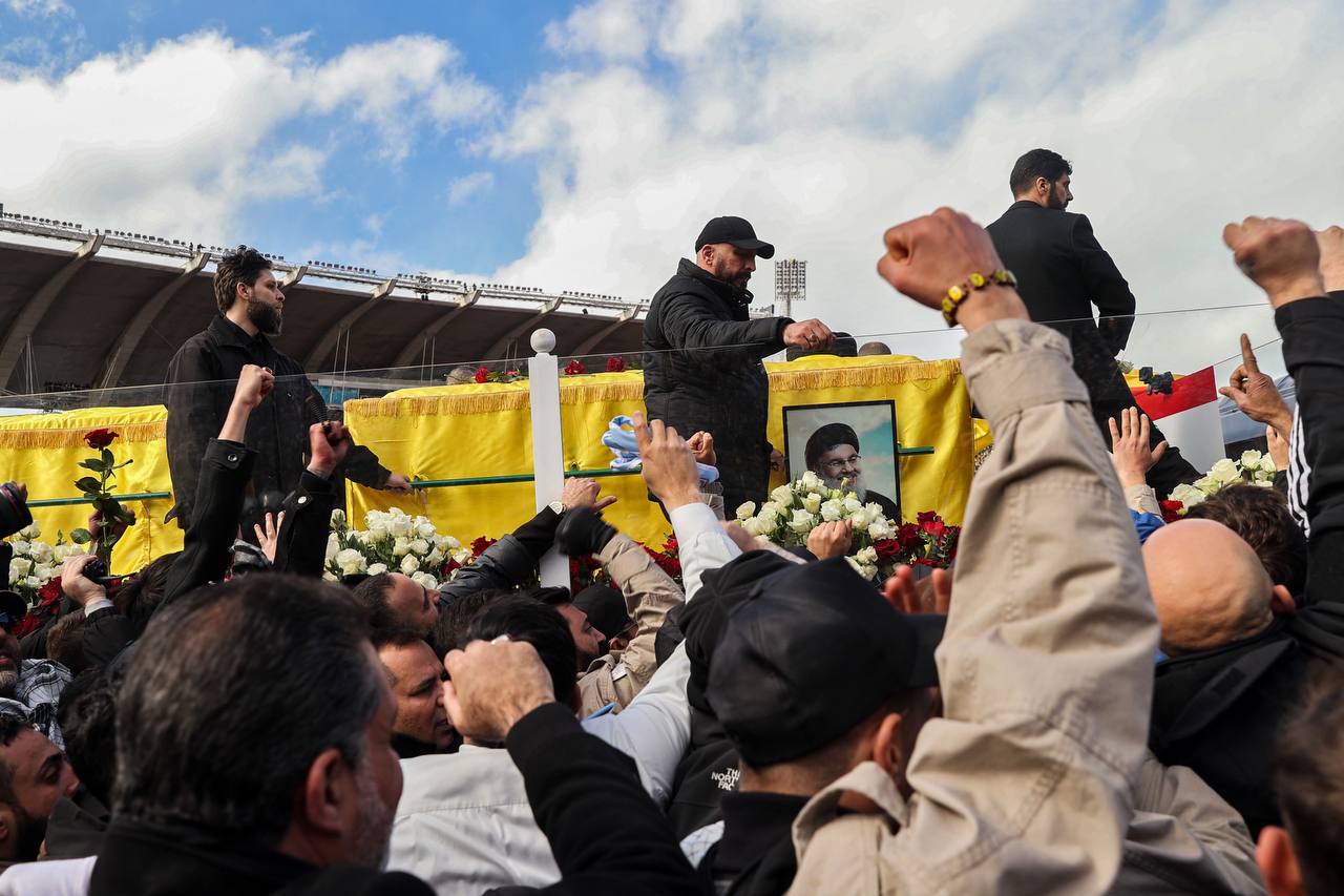 حضور قالیباف در مراسم تشییع پیکر رهبران شهید مقاومت