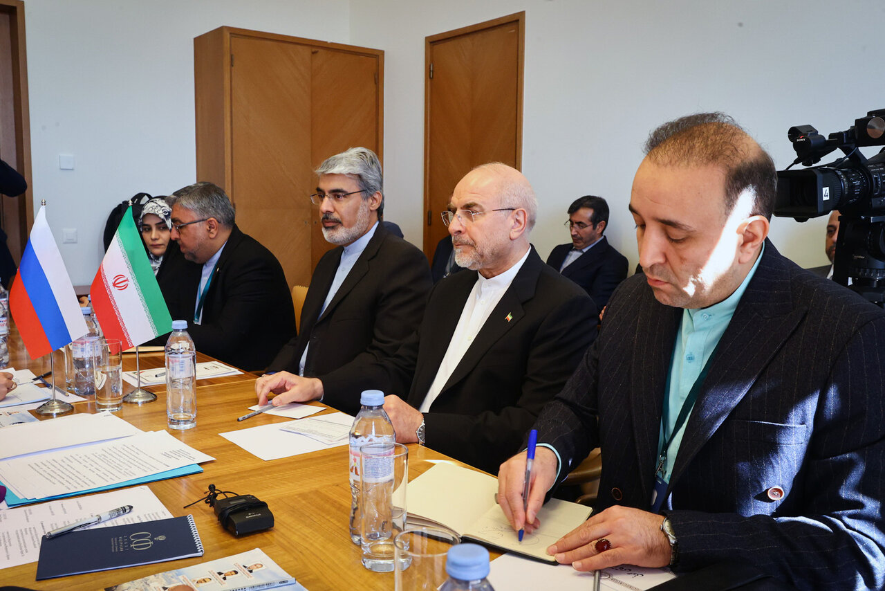  دیدار رئیس شورای فدراسیون روسیه با قالیباف