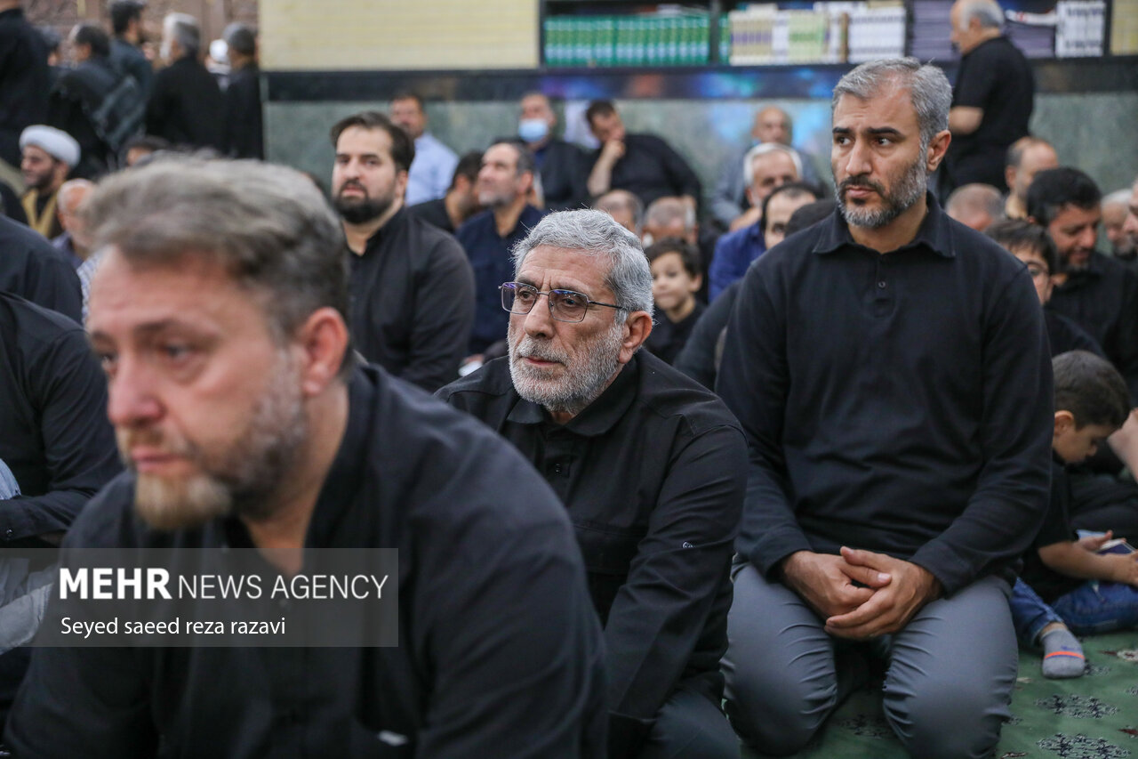 مراسم گرامیداشت اربعین شهدای هوافضای سپاه با حضور قالیباف 