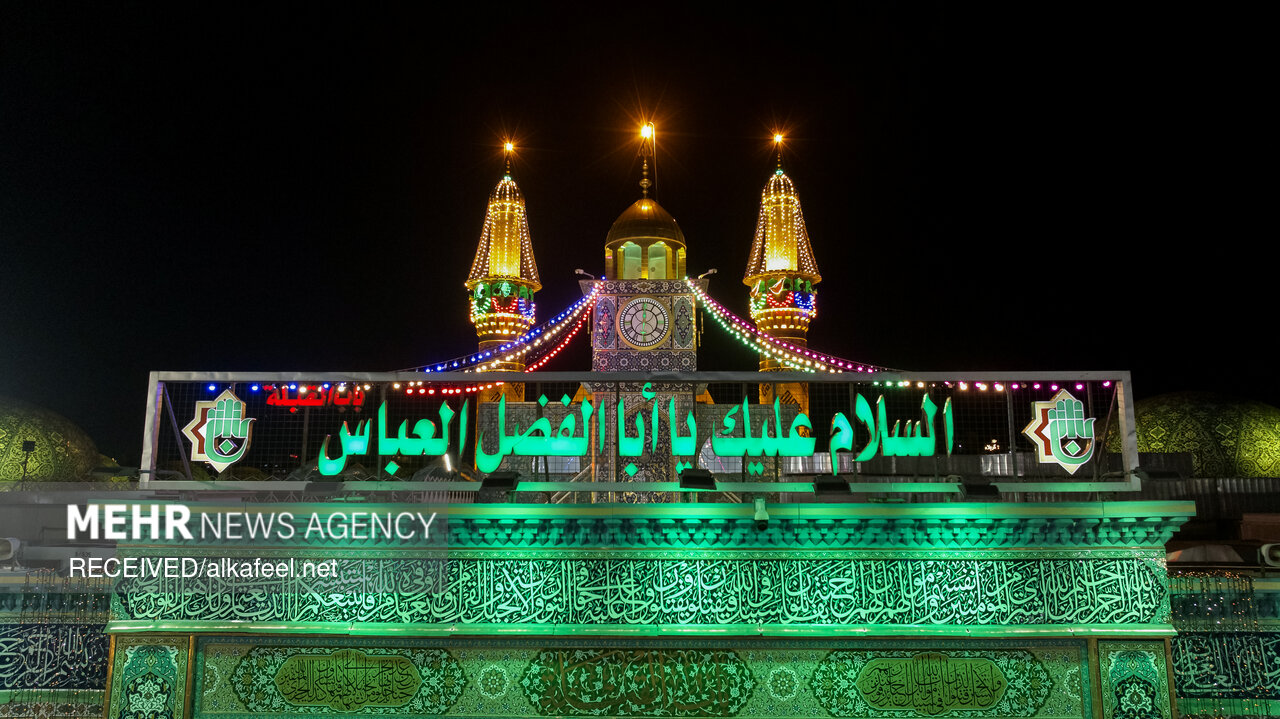 حال و هوای کربلا در شب نیمه شعبان