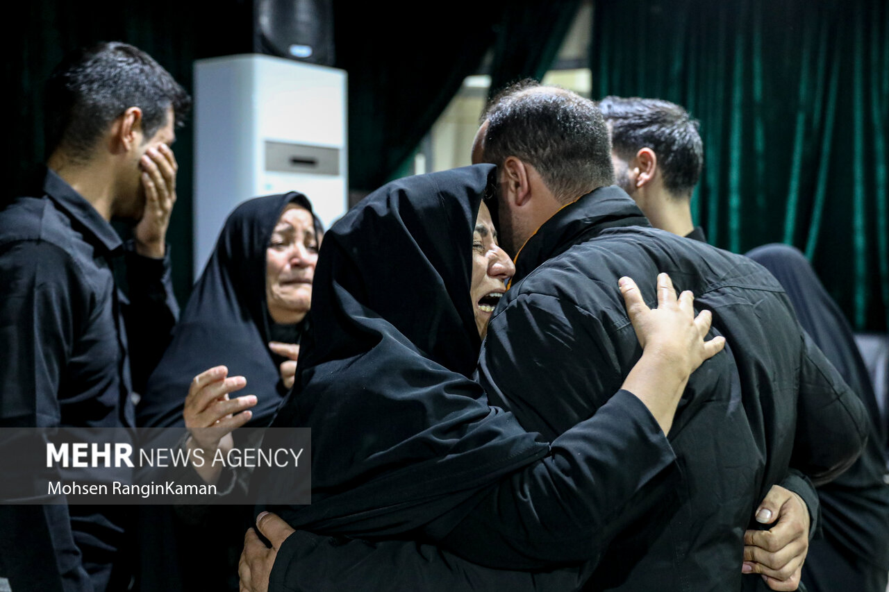 مراسم وداع با پیکر مطهر شهید راه قدس الهوردی رحیم پور