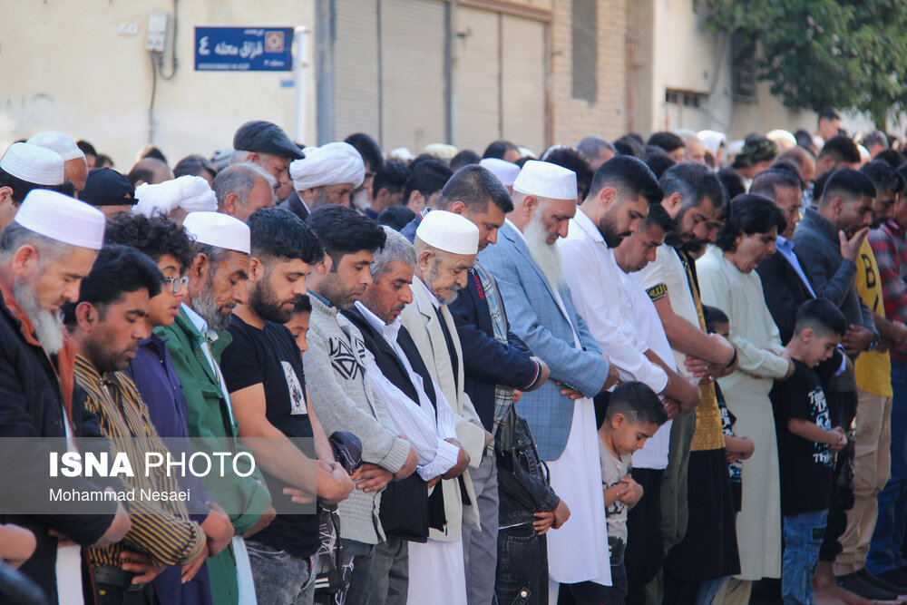 نماز عید سعید فطر اهل سنت در گرگان 
