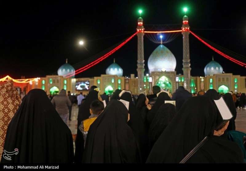  مراسم احیا در مسجدمقدس جمکران