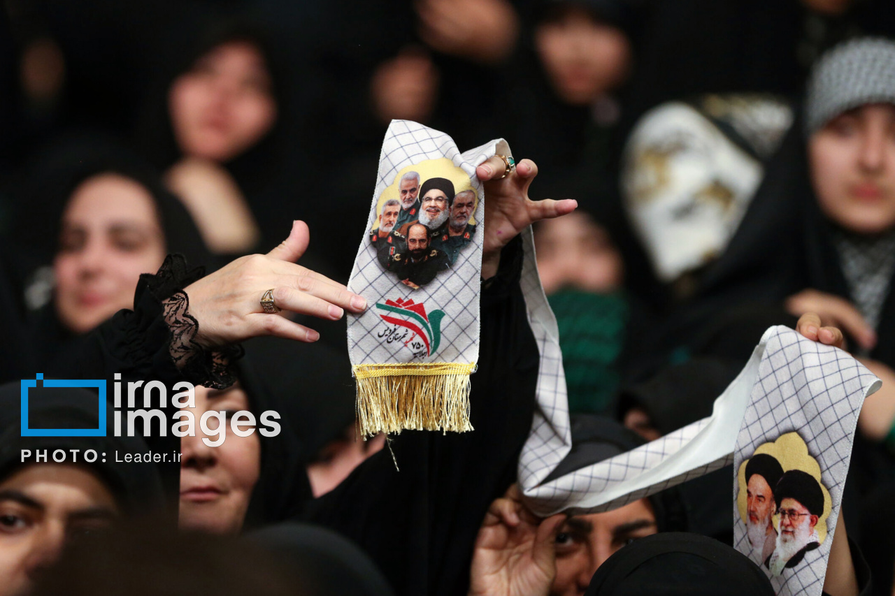 نخستین شب عزاداری ایام فاطمیه با حضور رهبر انقلاب