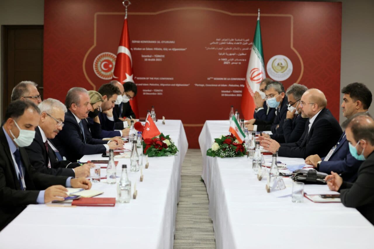 دیدار قالیباف با مصطفی شنتوپ رئیس مجلس ترکیه