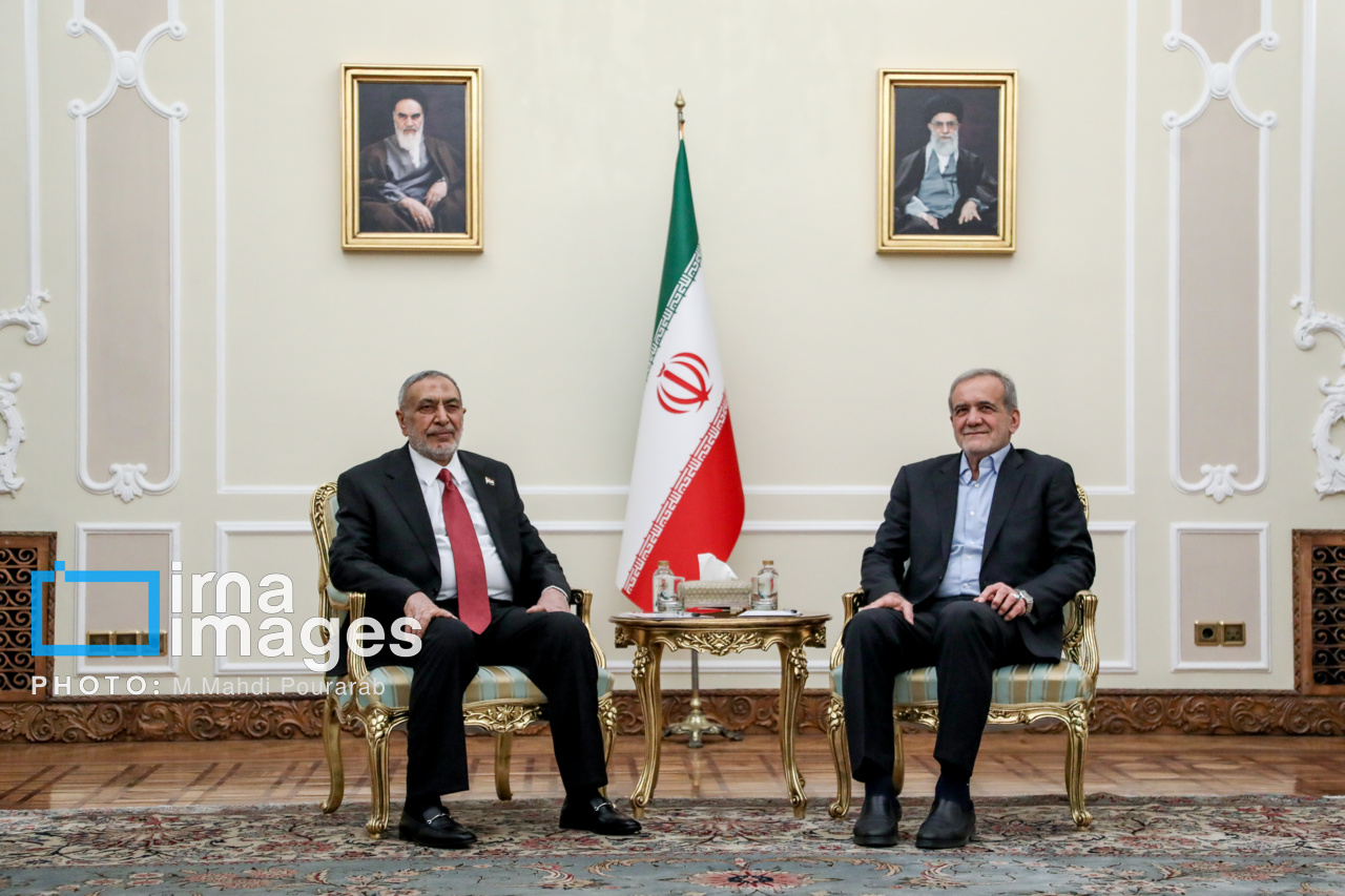 دیدار رئیس پارلمان عراق با رئیس جمهور