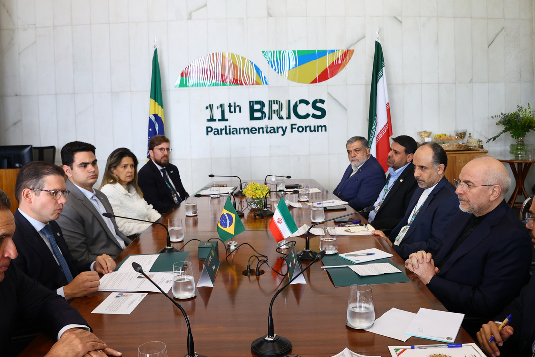  قالیباف با رئیس مجلس نمایندگان برزیل