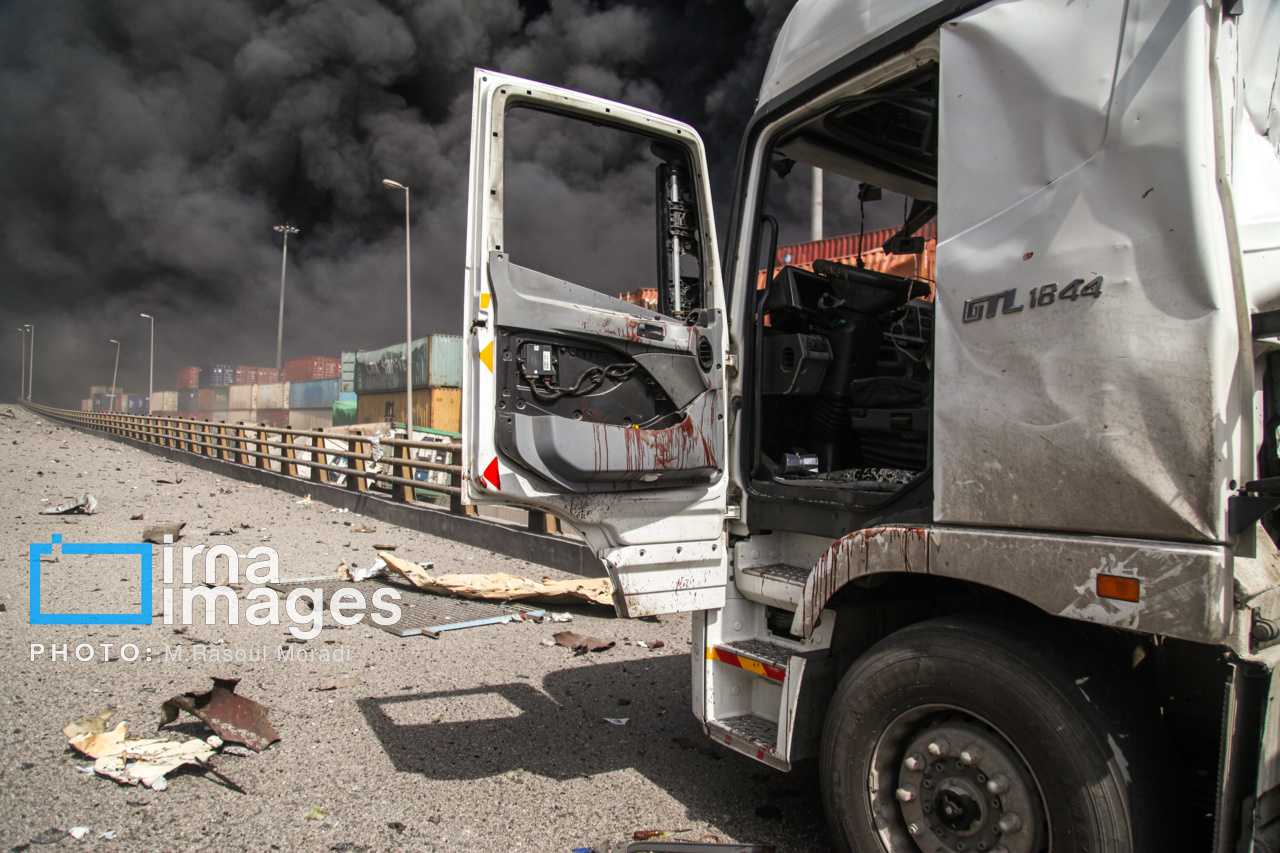 انفجار در «اسکله شهید رجایی»