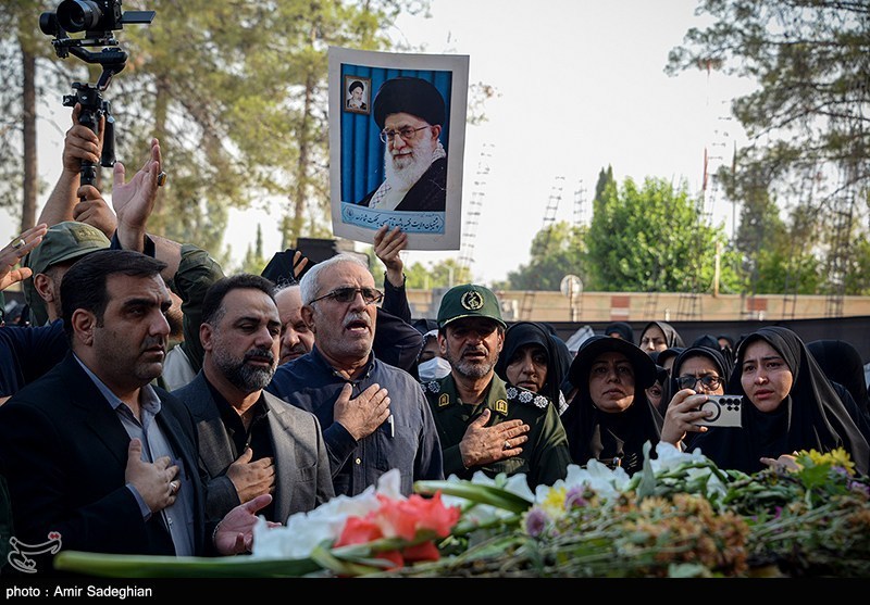 مراسم استقبال از پیکر سردار شهید غیب پرور 