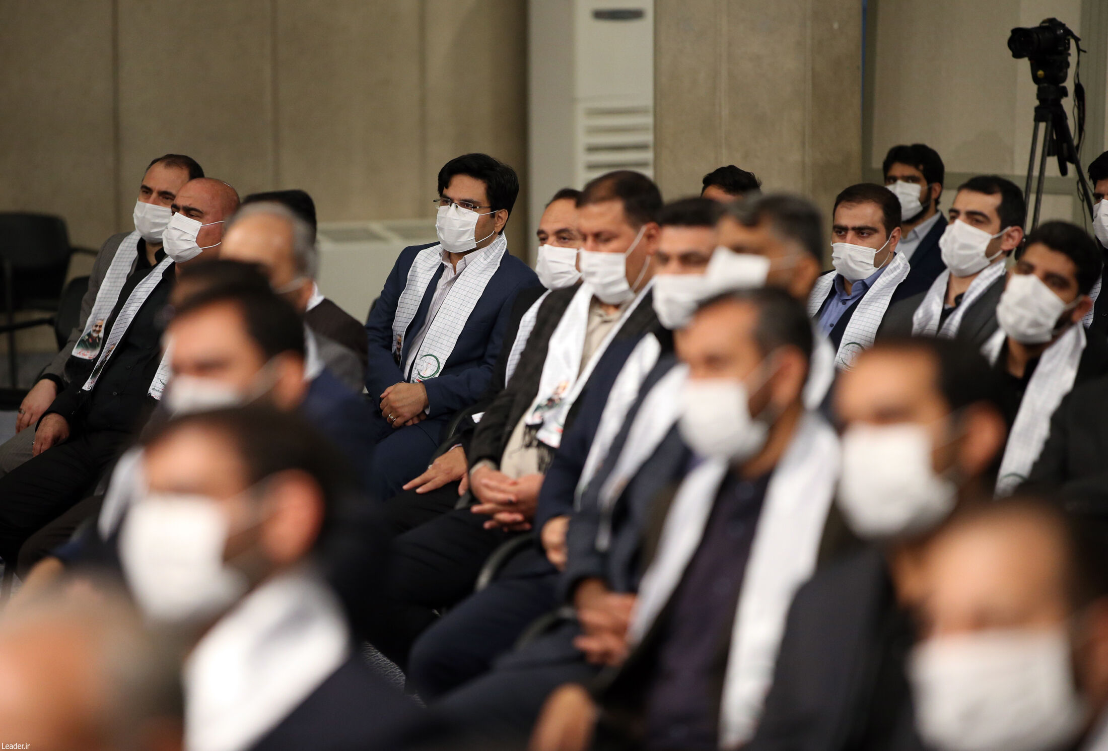 دیدار دست‌اندرکاران دومین کنگره شهدای ورزشکار با رهبرانقلاب