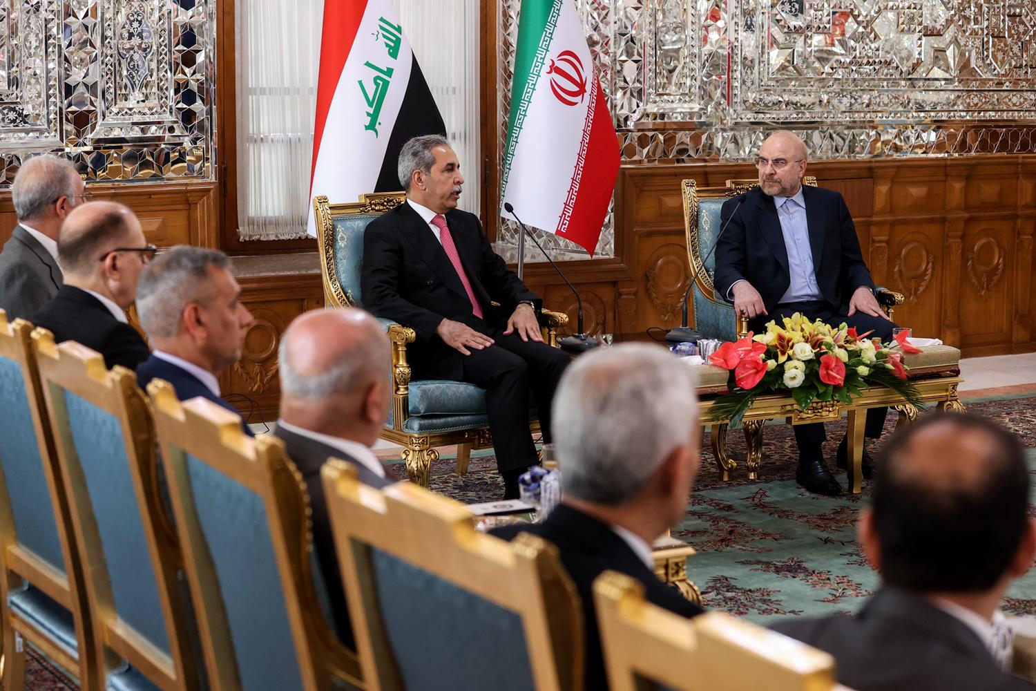 دیدار رئیس شورای عالی قضایی عراق با قالیباف