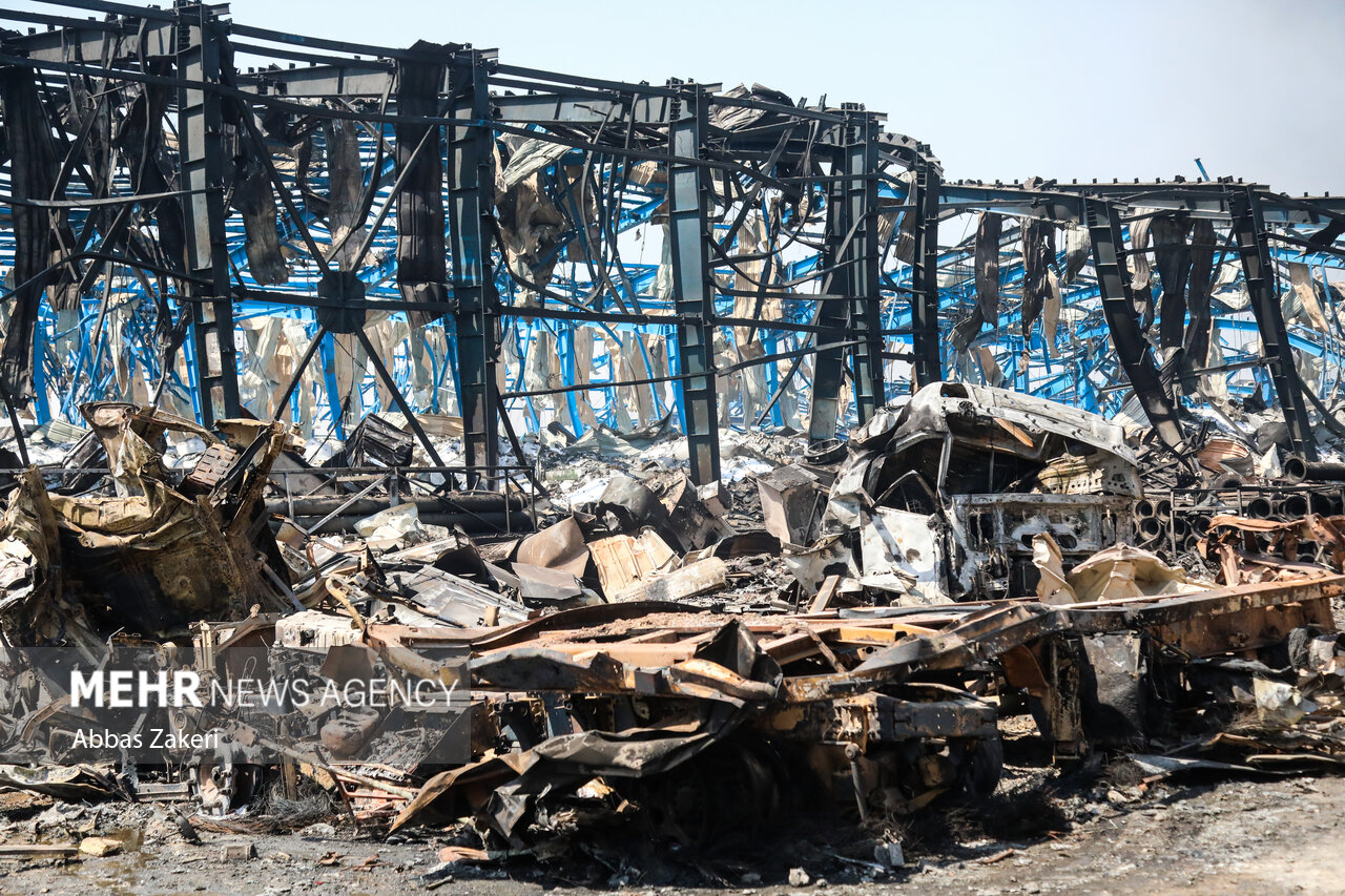 چهارمین روز حادثه انفجار در بندر شهید رجایی