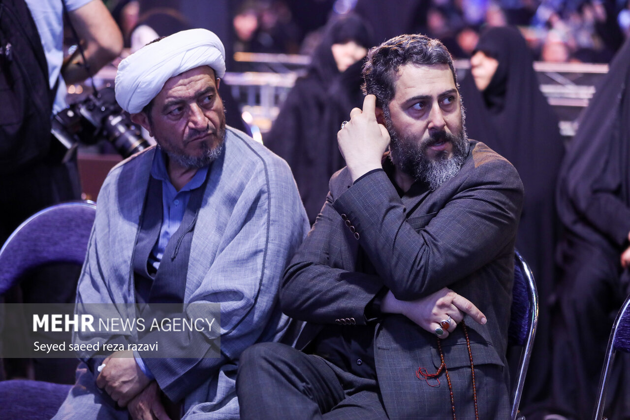 حضور قالیباف در مراسم هفتمین روز عروج شهیدان خدمت