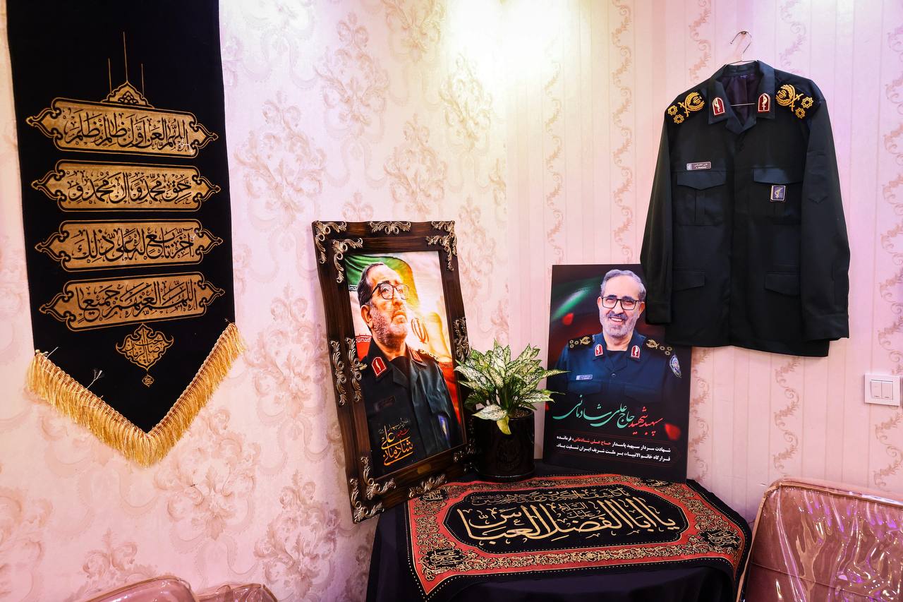 حضور قالیباف در منزل سپهبد شهید علی شادمانی