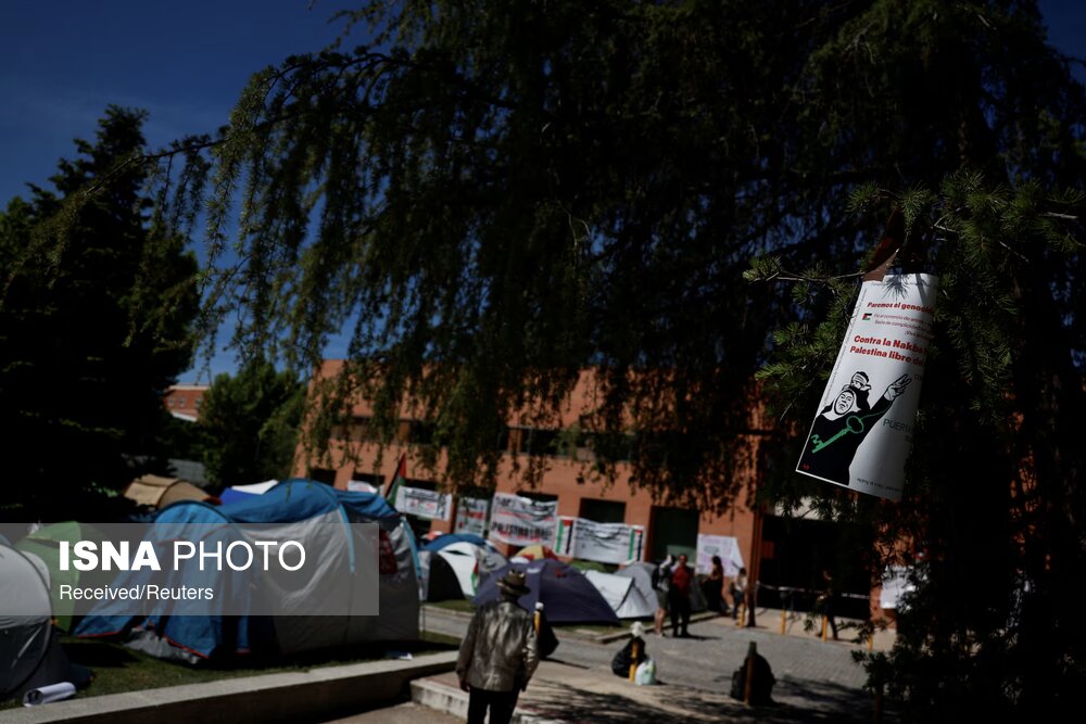 تجمع دانشجویان آمریکا و اروپا در حمایت از مردم فلسطین