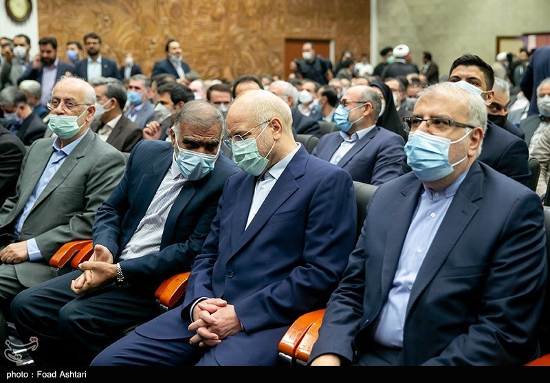 حضور قالیباف در افتتاحیه نمایشگاه نفت و گاز