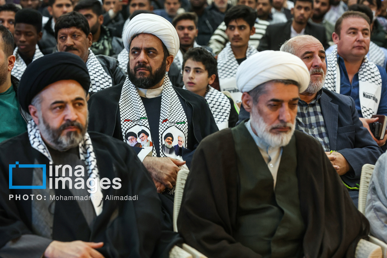 اربعین شهادت سید حسن نصرالله در حرم مطهر امام (ره)