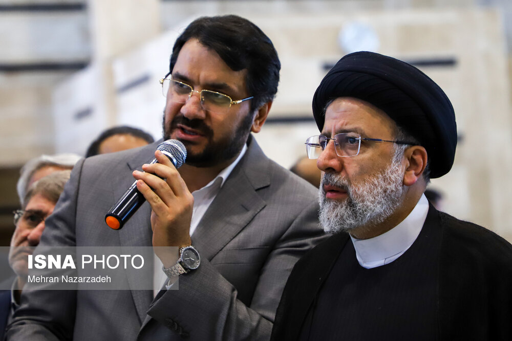 افتتاح راه‌آهن بستان‌آباد ـ خاوران با حضور رئیسی