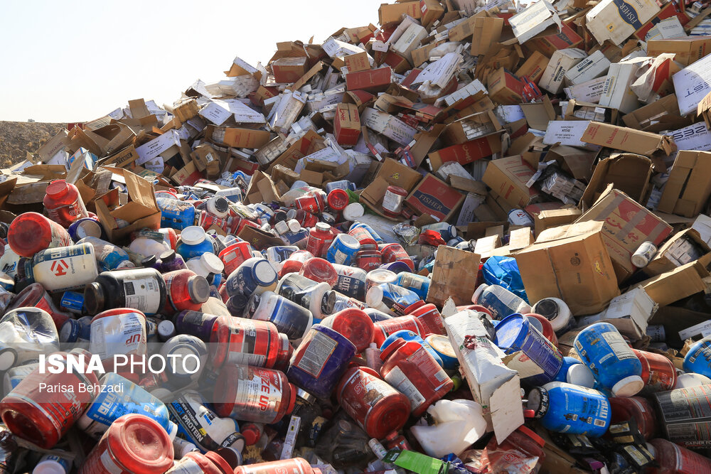 امحا کالای قاچاق در تهران
