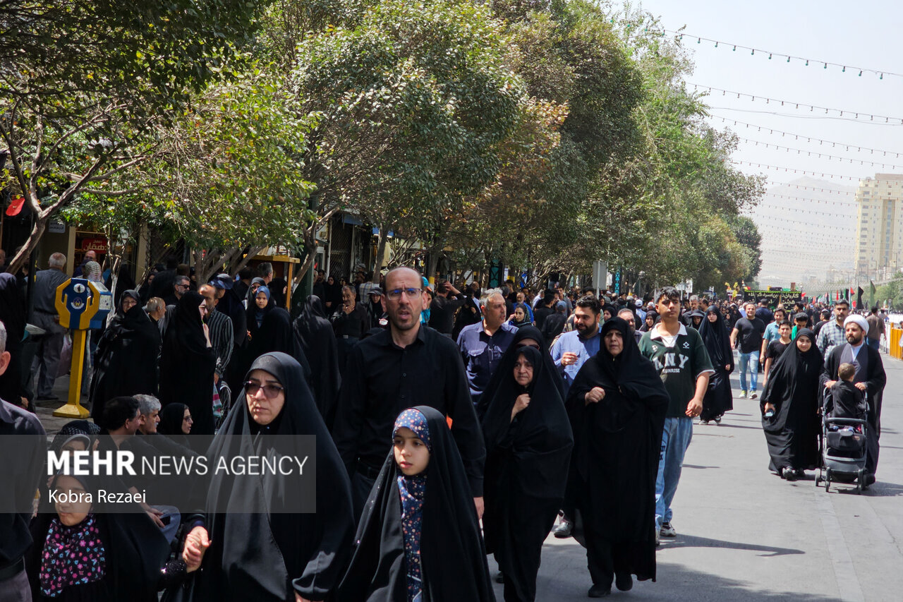 مراسم جاماندگان اربعین در استان‌ها