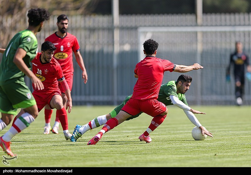 دیدار دوستانه تیم ملی فوتبال امید ایران و پرسپولیس