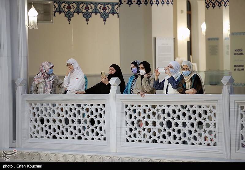 حضور و سخنرانی رئیس جمهور در مسجد جامع مسکو