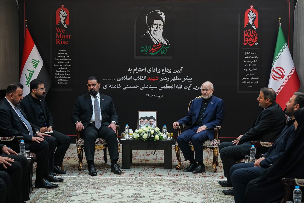 دیدار رئیس مجلس عراق با قالیباف