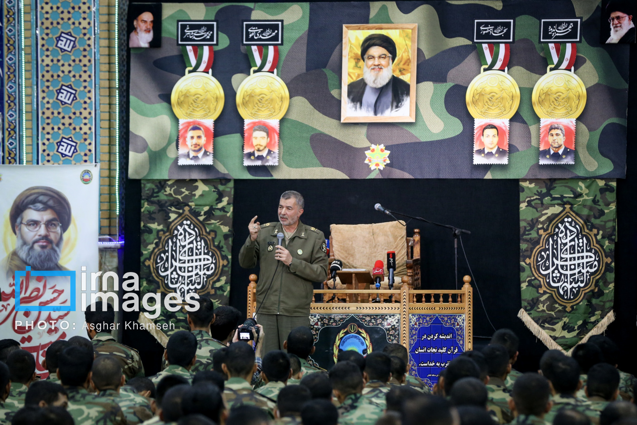 مراسم گرامیداشت شهدای قدس پدافند نیروهای هوایی ارتش