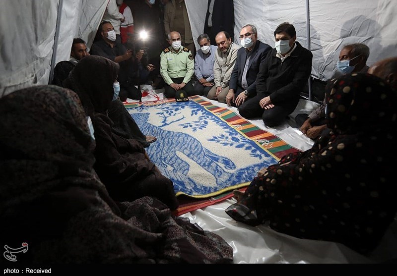 بازدید مخبر از مناطق زلزله زده هرمزگان