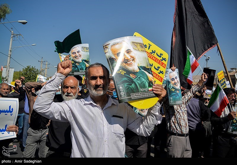 تجمع مردم شیراز در محکومیت اغتشاشات اخیر