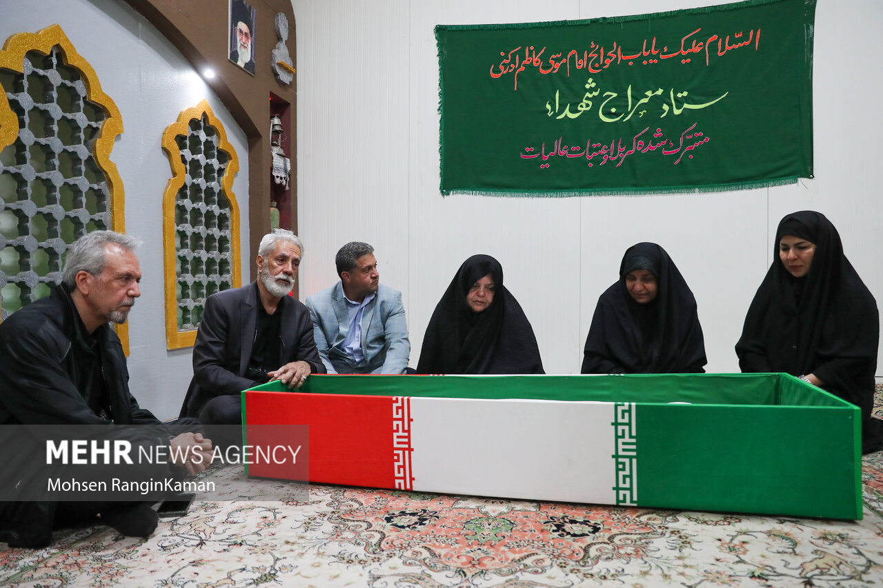 مراسم وداع با پیکر مطهر شهید محمدحسن زارعی