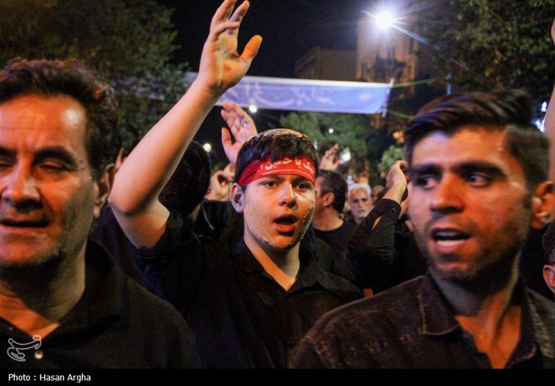 دسته عزاداری هیئت ثارالله در زنجان