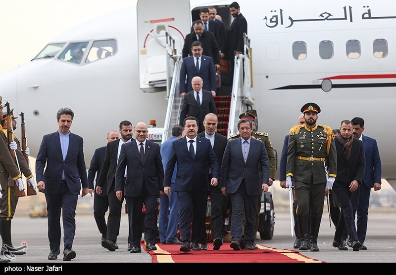 ورود نخست‌وزیر عراق به تهران
