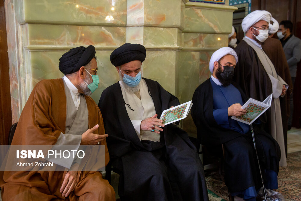  مراسم تشییع و تدفین آیت الله مجتهد شبستری در قم