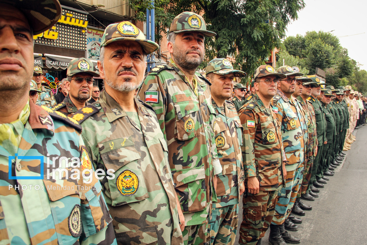 تشییع پیکر شهید مدافع وطن در ارومیه